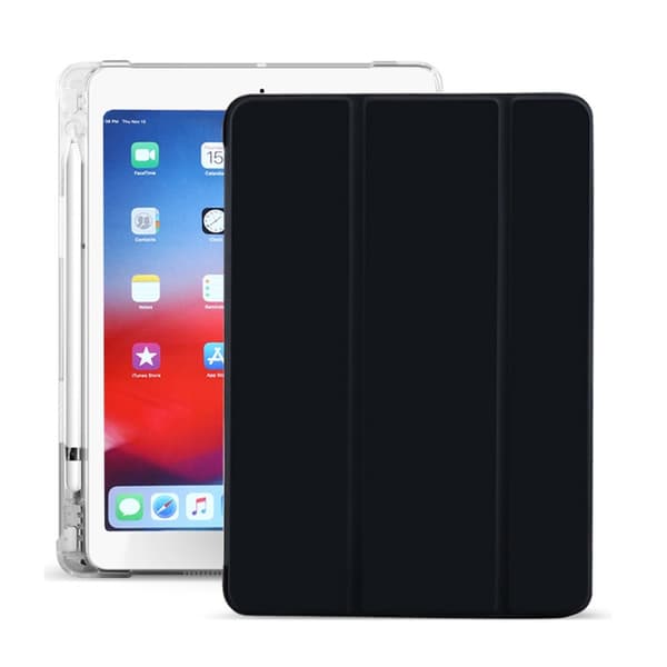Stilfuldt etui til iPad 13\" Pro M4 2024 Sort Blødt Læder