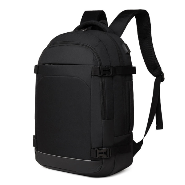 Matkareppu Miesten muoti vedenpitävä suurikapasiteettinen tietokone monitoiminen lahja olkalaukku 8001-1 black backpack