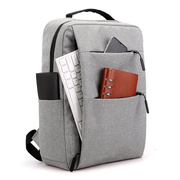 Ryggsekk Business Leisure Pendler Laptop Bag Middle School Student Skolesekk Blue