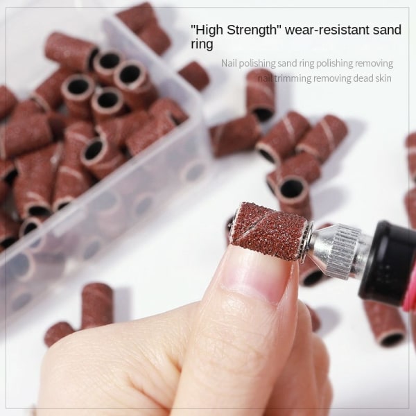 Kynsikoristeet nail art Hiontapää Advanced Sand Ring Valkoinen kuvio Nail Art HSQ-07