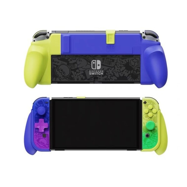 For Nintendo Switch OLED Grip Protective Shell Switch OLED Jet Blue yellow