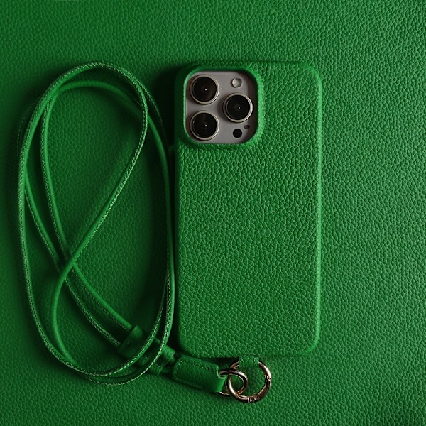 Fodral för iPhone 14 grön [Fodral rep] bälte snodd high end