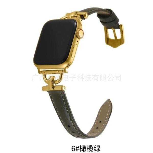Klockarmband för Apple Watch iWatch 46mm10 Guld/Oliv