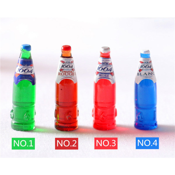Miniaturemøbler Legetøjsdukker Hus gør-det-selv dekorationstilbehør Mini drikkeflaske Cola sodavand Chivas series NO.1