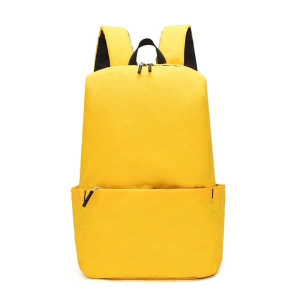 Skoleelev ryggsekk College Bookbag Reiseveske Sport Utskrivbar Fritid Ridning Yellow Medium