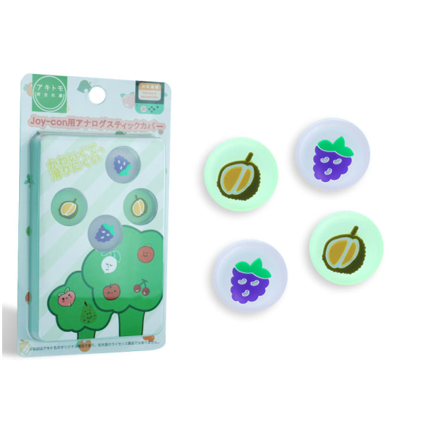 Til Nintendo Switch Multi-Flavor Fruit Rocker JoyCon Button Cap NS Protective Cap Lite Grape with durian