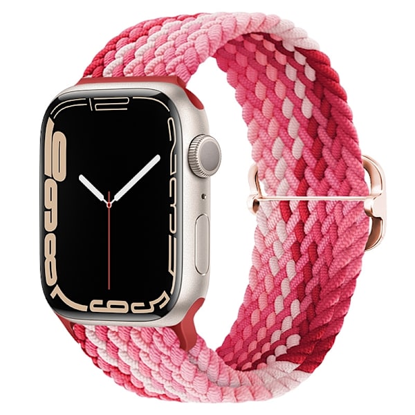 Urrem til Apple Watch iWatch 42/44/45mm Jordbærrød