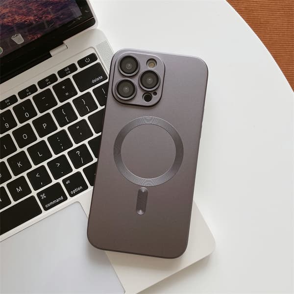 iPhone 17 Mattgrå Magnetisk Linsskydd