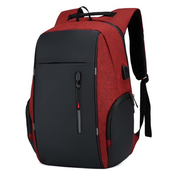 Menn Ryggsekk Skulderveske Laptop Bag Stor kapasitet Black