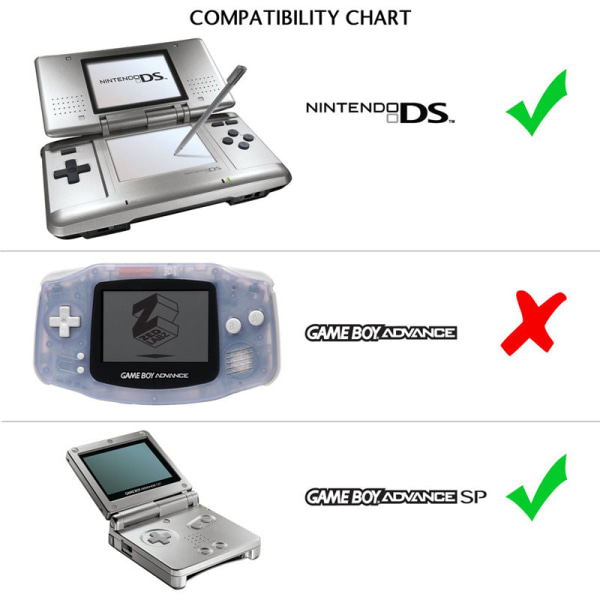 Little Shenyou GBA SP Laddare NDS GBA SP Fire Cow Game Boy SP Fire Cow med CE-certifikat