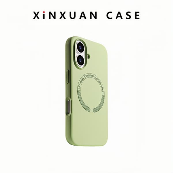 Etui til iPhone 17 Flydende Silikone Magnet Flydende silikone magnetisk hudfornemmelse