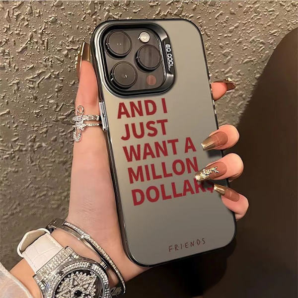 Etui til iPhone 17 Pro Sølv og Sort