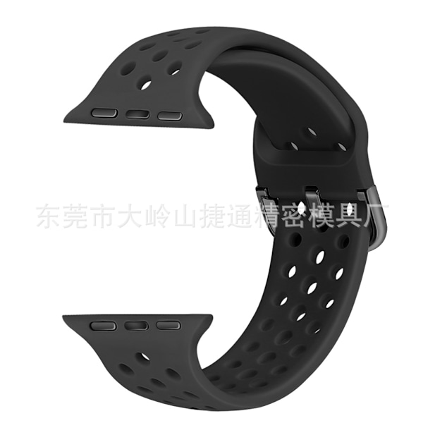 Urrem til Apple Watch iWatch 38/40/41/42 S10mm Sort