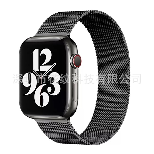 Urrem til Apple Watch iWatch 38/40/41mm Sort