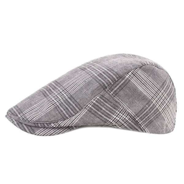 Baskerhatt Konstnärlig Ung basker Gammal cap Retro Casual hatt Advance Hattar Herr- och damhattar Gray Blue Adjustable