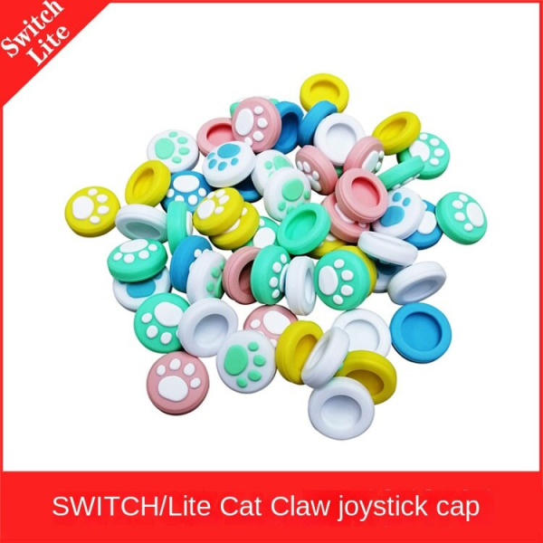 Switchlite Silikoni Cat's Paw Cap Cat's Paw Bar cap kytkin vasen ja oikea kahva Green White Claw