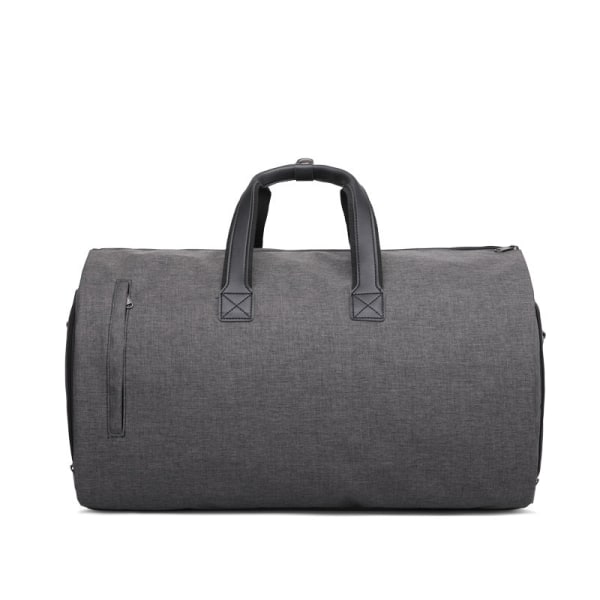 Rygsæk Folding Bag Multifunktionel Opbevaring Gym Bag Rejsedragt Støvtæt taske Black and gray