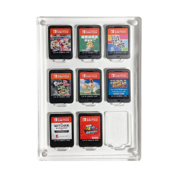 Nintendo Switch Cassette NS Akryylimagneettinen imukasetti 9 muistikortille