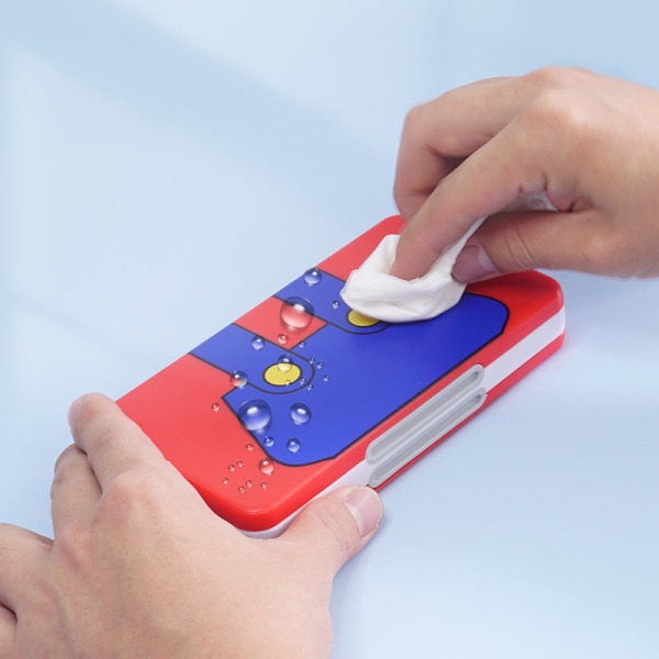 För Nintendo Switch Lite Kassettförvaringslåda 48-bitars tecknad silikonfoder OLED-spelkortslåda Monster Hunter