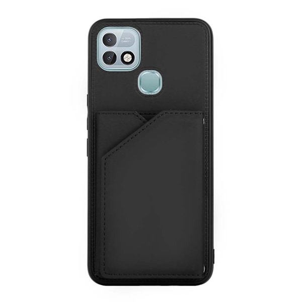 Etui til iPhone 13 sort uden snor, hudfølelse, kortholder, snor, multi-kort, anti-fald