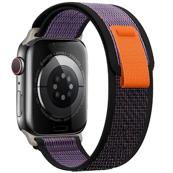 Kellon ranneke Apple Watch iWatch 42/44/45/46/49mm musta jauhe