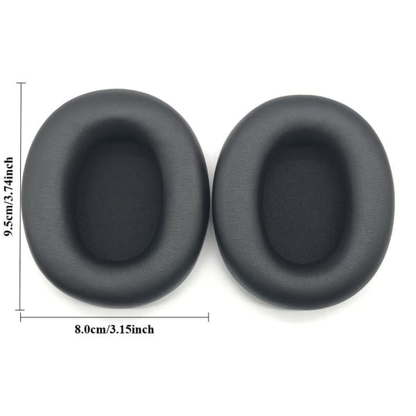 1 par sorte udskiftningsørepuder til Skullcandy Crusher ANC 2nd