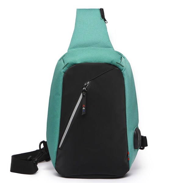 Menn kvinner Fanny Pack midjeveske Funksjonell utendørs bryst for menn med stor kapasitet Crossbody Travel Fanny Pack koreansk hipster skulder Green