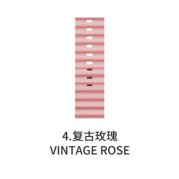 Klockarmband för Apple Watch iWatch för 1-9 generationerna: 38/40/41/S10 42mm 4 Retro Rose