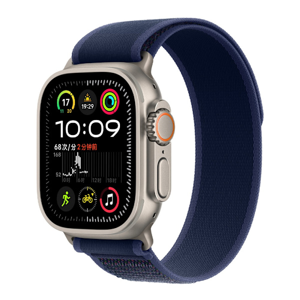 Klockarmband för Apple Watch iWatch 38/40/41mm Blå Titanium Anslutning