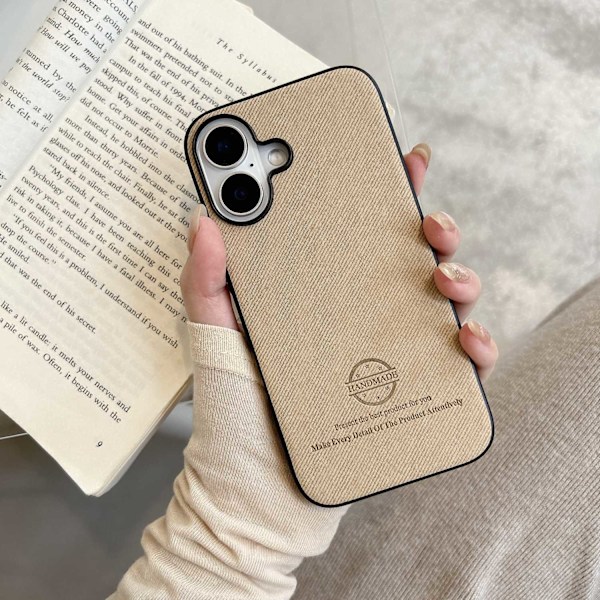 Etui til iPhone 13 Khaki skinnvennlig