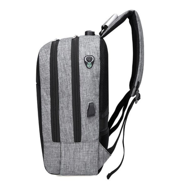 Kouluopiskelijareppu College Bookbag Matkalaukku Lataus Business Vapaa-aika Suuri kapasiteetti Dark gray