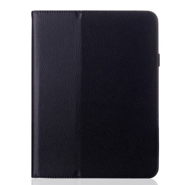 Etui til iPad 2015/2017 Pro 12.9 Sort Bi-fold Stand Litchi Kornlæder