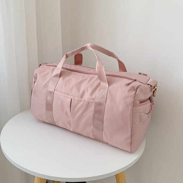 Stor kapacitet rejsetaske til mænd Dry Wet Separation Gym Bag Pink