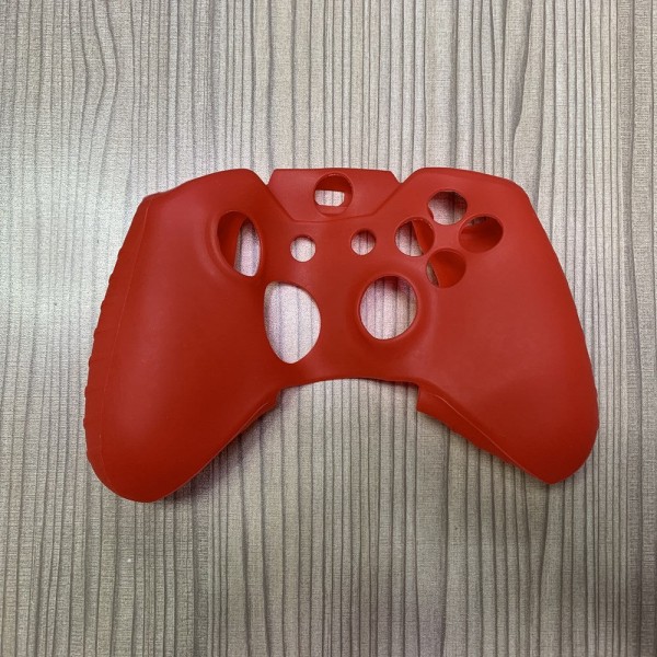 För XboxOne Handle Gummi Sleeve XboxOne Case XboxOne Handle Silicon Rubber Red