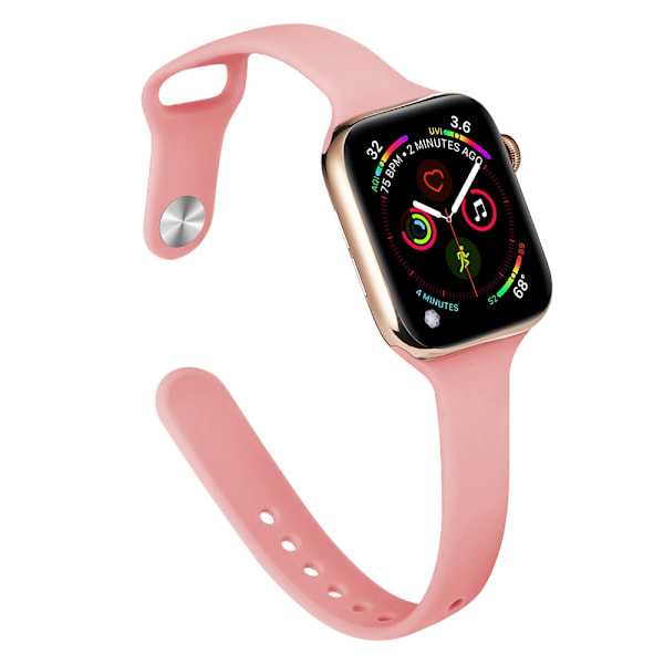 Klockarmband för Apple Watch iWatch 38/40/41/42 S10mm Vintage Rose