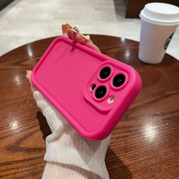 2 stk. deksel til iPhone 17 High Bamboo Rose Red