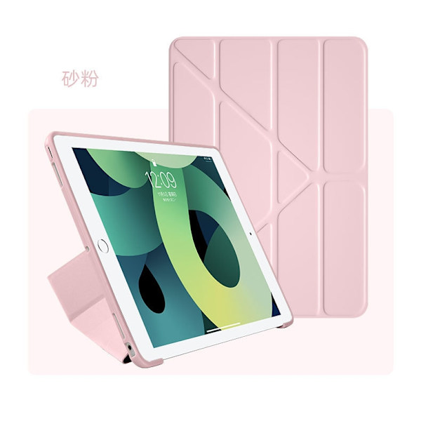 Etui til iPad Pro 2022 10 Sand Powder Multi Function Folding Solid Color