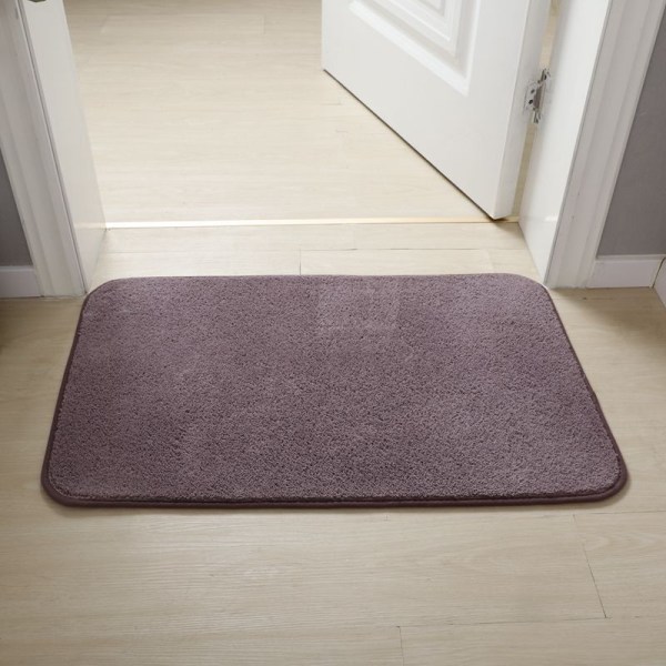 Badematte Sklisikkert absorberende dusj Batteppeteppe Supermyk Inngang til hjemmet Dark gray 50cm*80cm