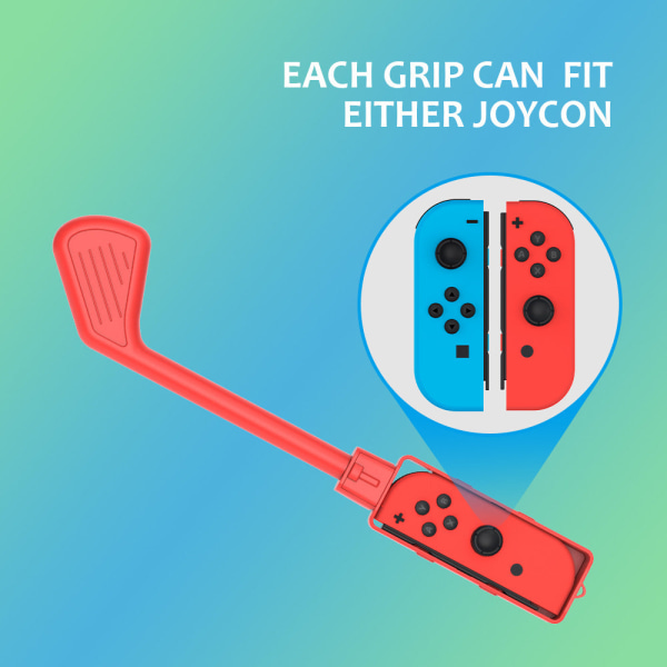 Til Switch Golf Motion Sensing Game Grip NS venstre og højre håndtag Body Sense Club Single Pack Black