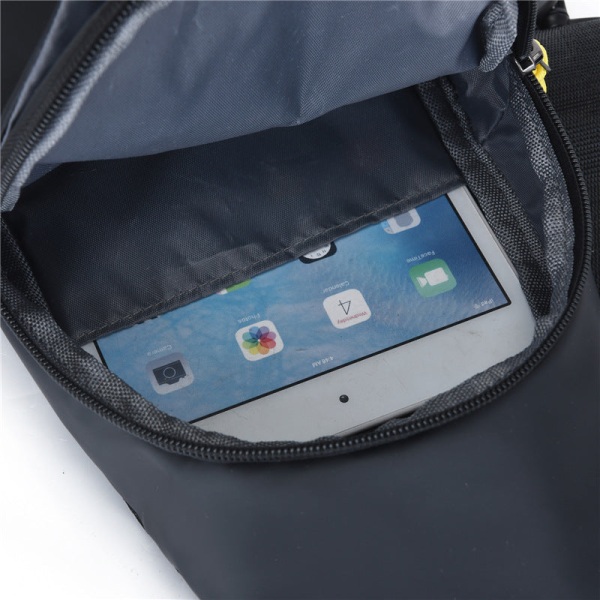 Backpack Fashion Casual Shoulder   Men Messenger   Oxford Cloth Crossbody shoulder bag Style 1 Gray
