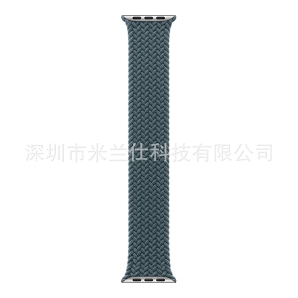 Klockarmband för Apple Watch iWatch 38/40/41/42mm-S10 M storlek handledsomkrets 165-180mm 43 sjögrön