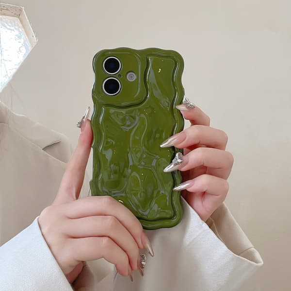 Etui til iPhone 17 xym wave meteorit grøn