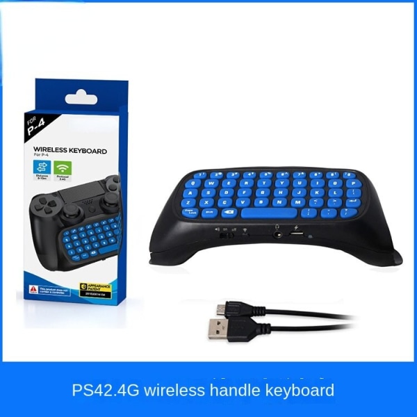 PS4:lle Wireless Handle 2.4G Keyboard Ohut langaton pelinäppäimistö