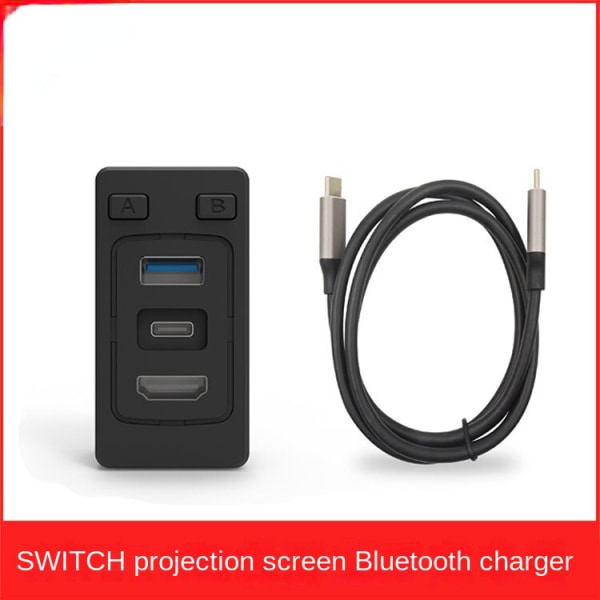 För Switch Bluetooth Screen Projector HDMI Video Converter Switch Portable Conversion Adapter