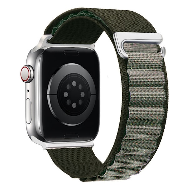 Klockarmband för Apple Watch iWatch 38/40/41 plastkoppling mörkgrå prickig