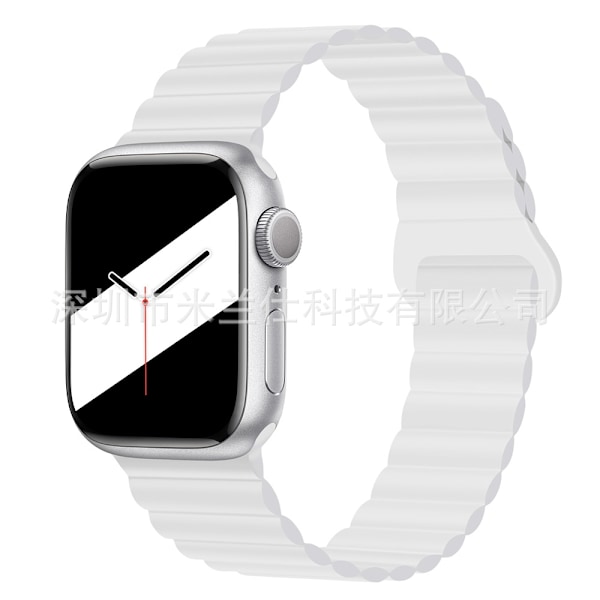 Kellon ranneke Apple Watch iWatch 38/40/41/42mm-S10 51 Valkoinen