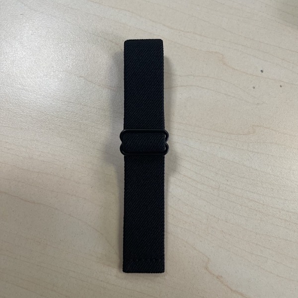 Urrem til Apple Watch iWatch 25 mm bredde nr. 1 sort