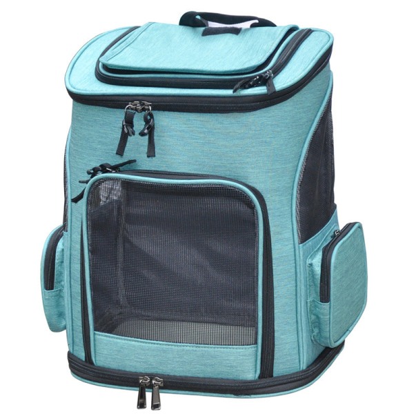 Pet Bag Sammenleggbar Pet Ryggsekk Katt Hunde Bag Pet Ryggsekk Blue