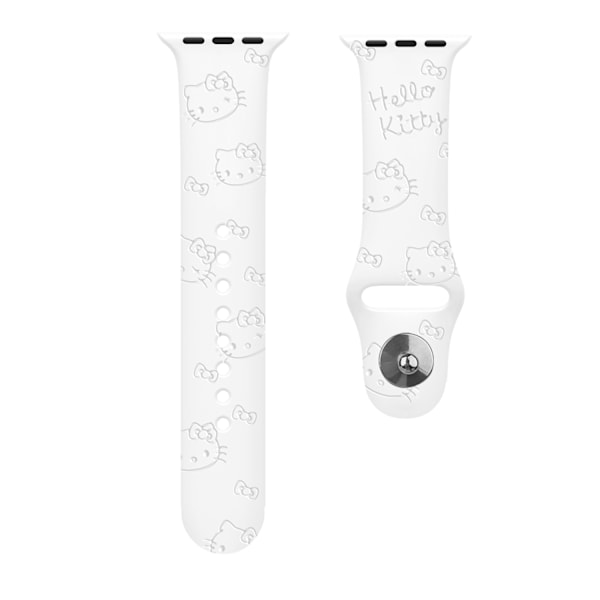 Kellon ranneke Apple Watch iWatch 38/40/41MM standardi KT-sarja valkoinen