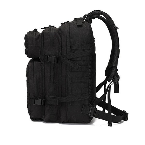 Kvinner jente ryggsekk skulderveske skolesekk Tactical Outdoor Mountaineering Sports Fitness Large Capacity Outdoor Bag 30*30*50cm Black